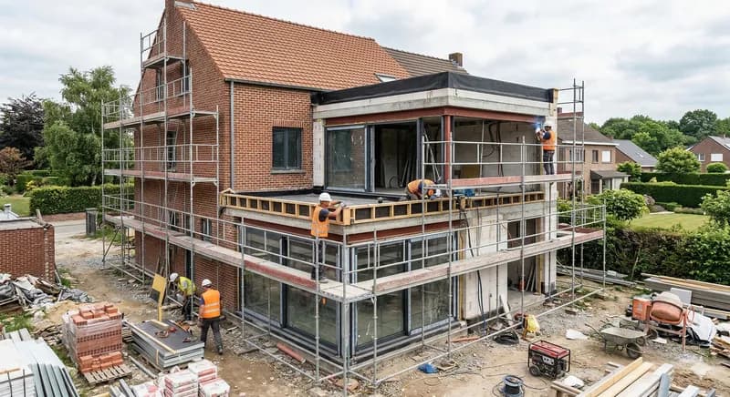 Extension de maison en Wallonie : permis, architecte et seuils du CoDT 2026
