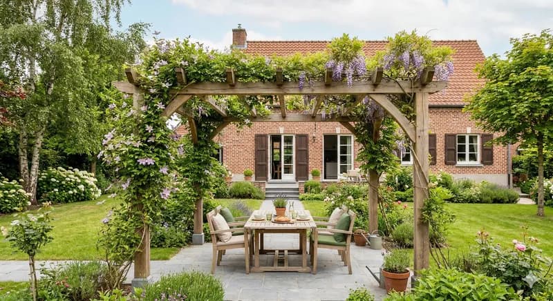 Pergola et tonnelle en Wallonie : faut-il un permis d'urbanisme ? (CoDT 2026)