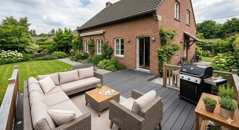 Terrasse et dalles en Wallonie : permis d'urbanisme ou pas ? (CoDT 2026)