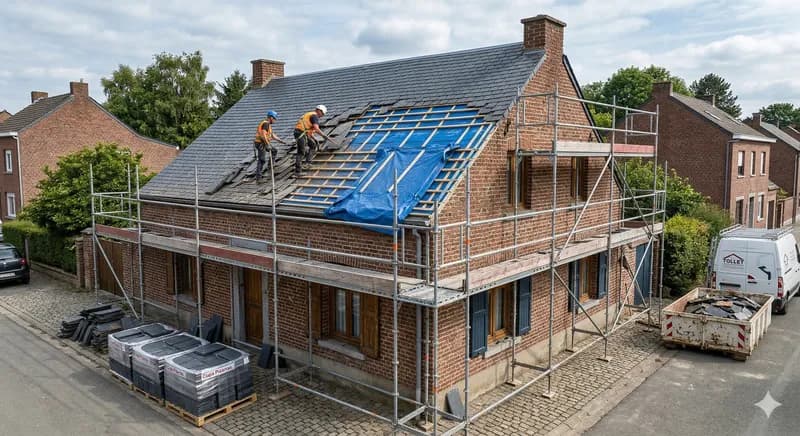 Travaux de toiture en Wallonie : quand faut-il un permis d'urbanisme ? (CoDT 2026)